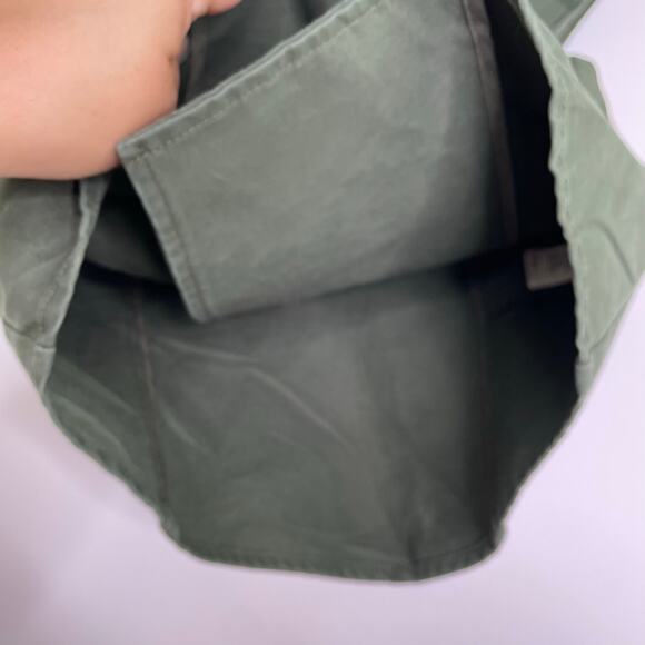 Kate Spade Saturday Moto Military Army Green Full Zip Vest Size XS - Picture 3 of 10